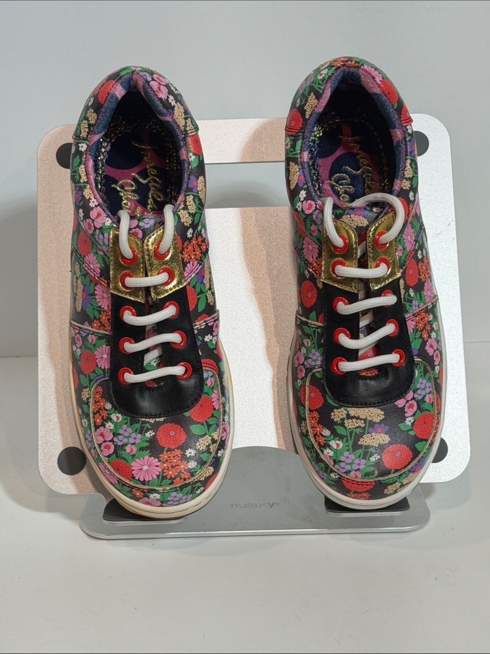 Irregular Choice Statement Floral Sneakers